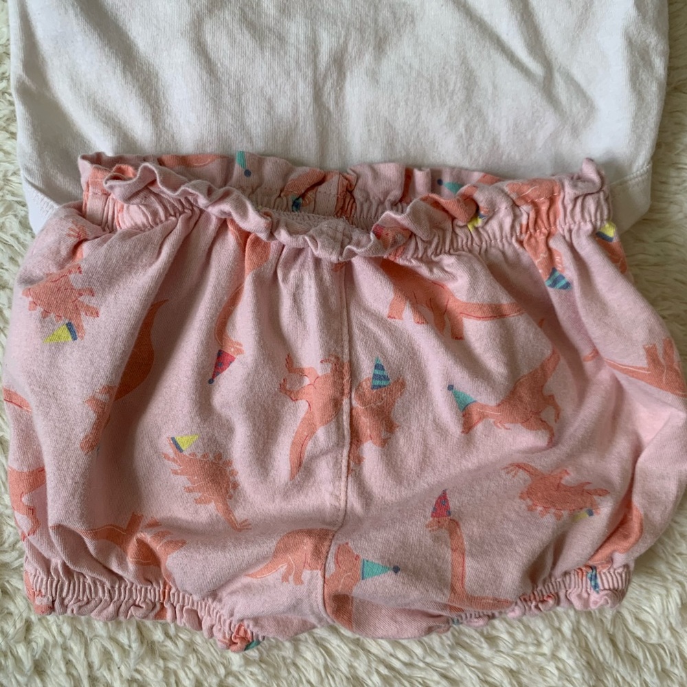 Baby Gap pink dinosaur outfit - Picture 9 of 10
